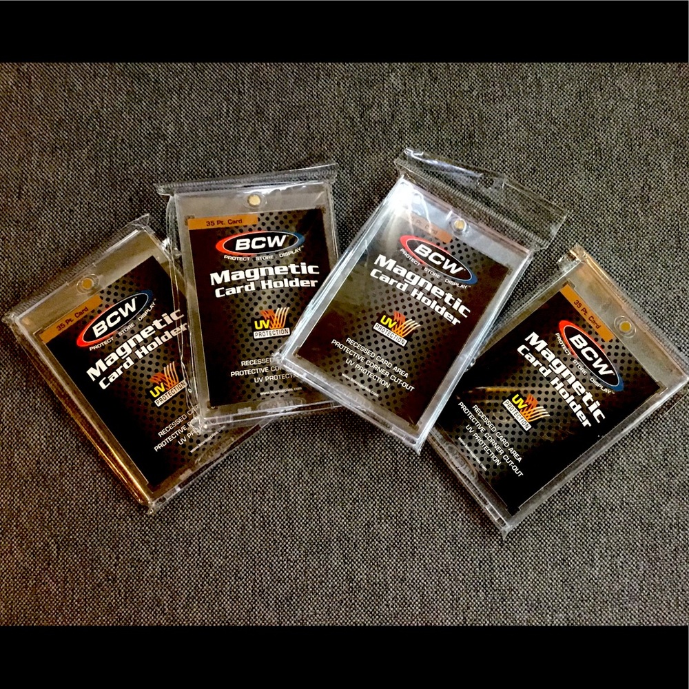BCW Magnetic Card Holder - 35 Pt. Pack of 4